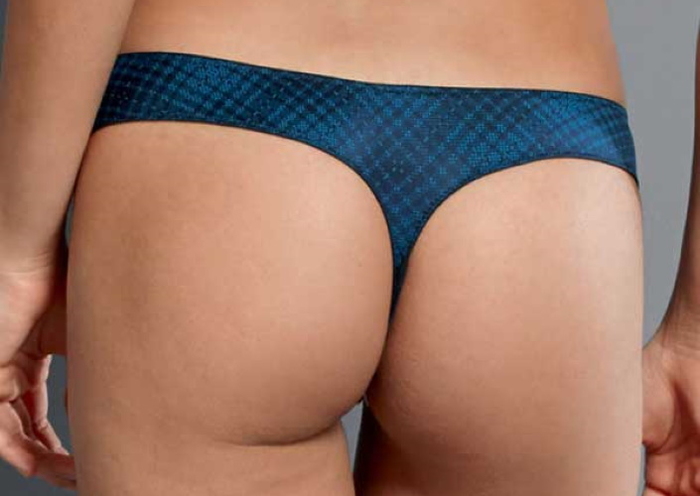 Rosa Faia Caroline blauw string