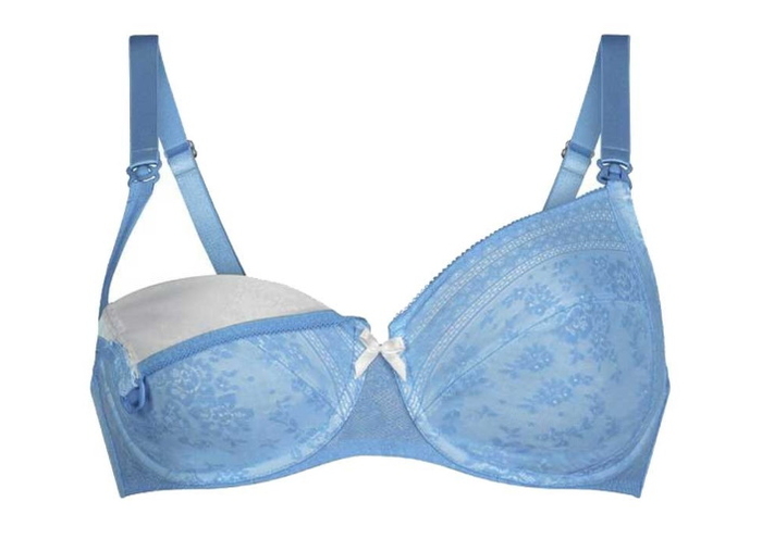 Anita Maternity Fleur blauw voedings bh