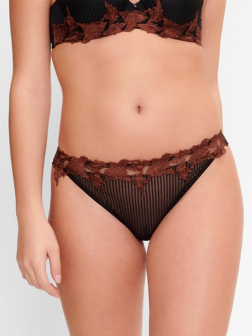 LingaDore Caviar Raisin zwart/bruin string
