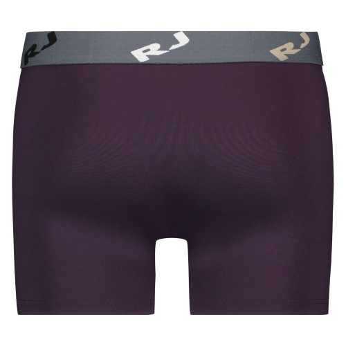 RJ Bodywear Men Pure Color aubergine sport boxer