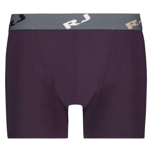 RJ Bodywear Men Pure Color aubergine sport boxer