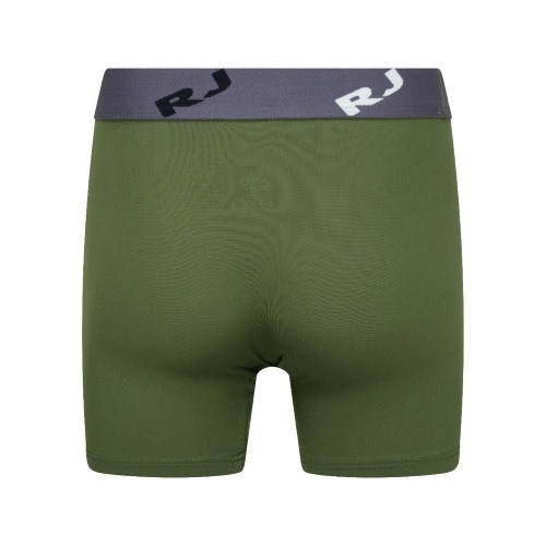 RJ Bodywear Men Pure Color groen sport boxer