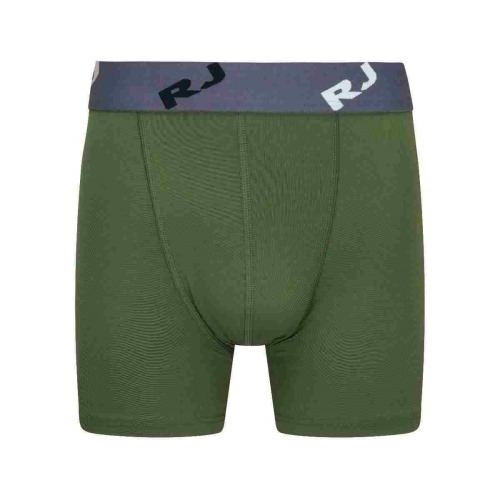 RJ Bodywear Men Pure Color groen sport boxer