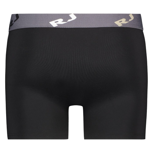 RJ Bodywear Men Pure Color zwart sport boxer