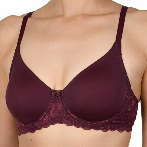 Naturana Valencia bordeaux niet voorgevormde bh