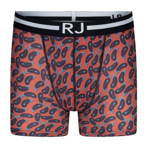 RJ Bodywear Men Pure Color aubergine sport boxer