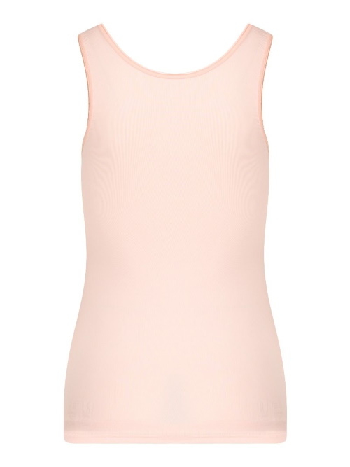 RJ Bodywear Pure Color peach pink dames hemd