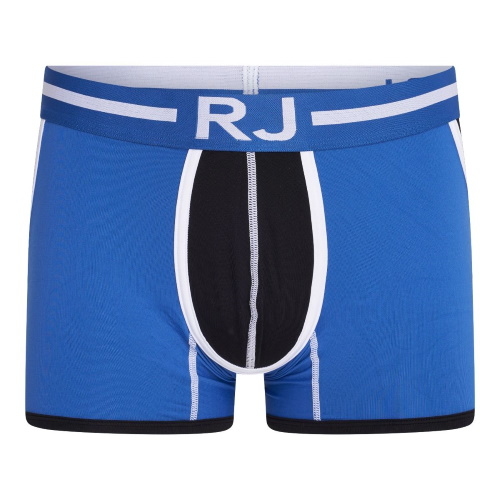 RJ Bodywear Men Pure Color blauw/zwart sport boxer