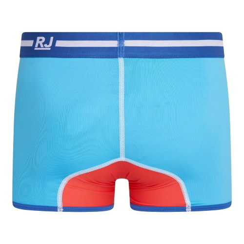 RJ Bodywear Men Pure Color koraal/blauw sport boxer