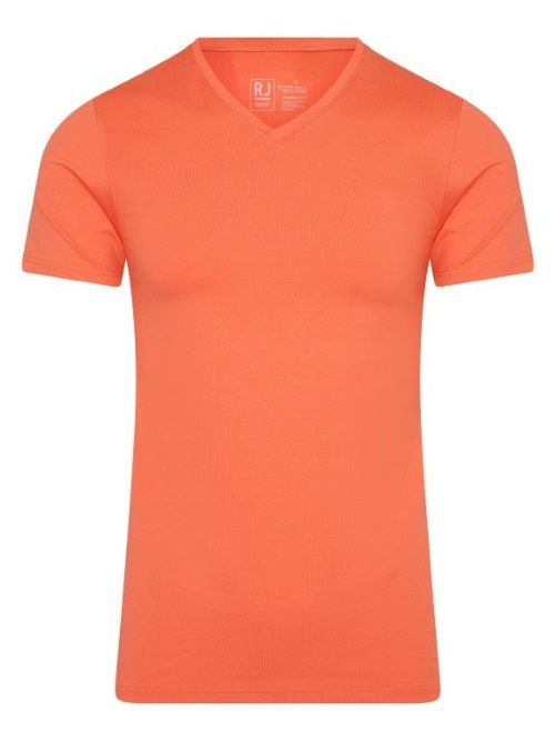RJ Bodywear Men Pure Color coral shirt