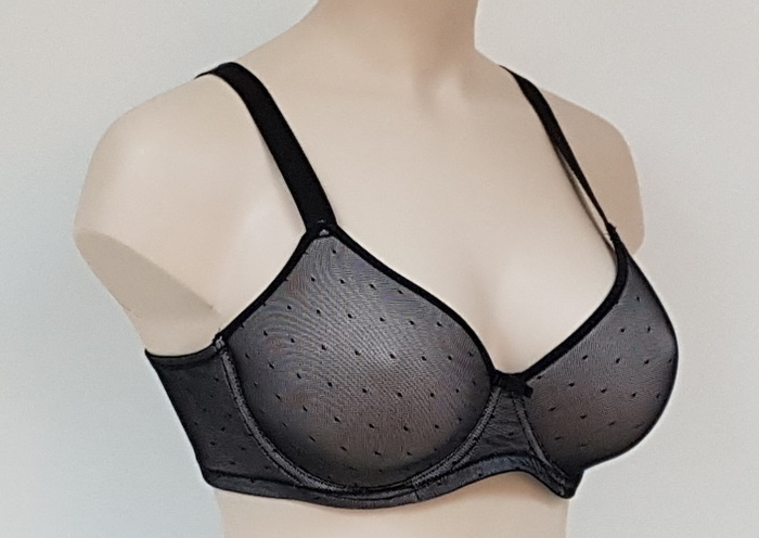 Elbrina Valerie Glamour donker grijs voorgevormde bh