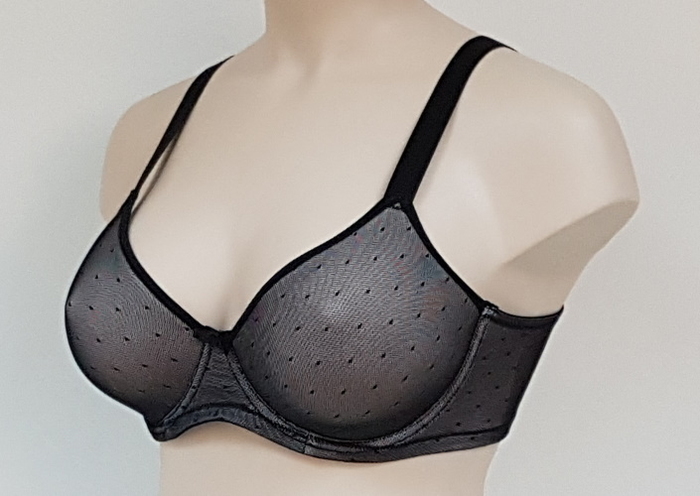 Elbrina Valerie Glamour donker grijs voorgevormde bh