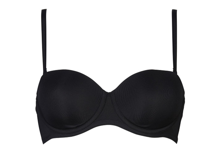 After Eden Strapless zwart voorgevormde bh