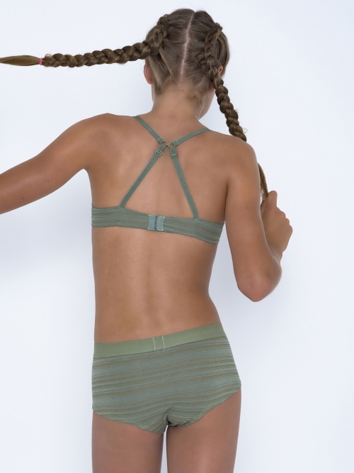 Boobs & Bloomers Britte groen/print short