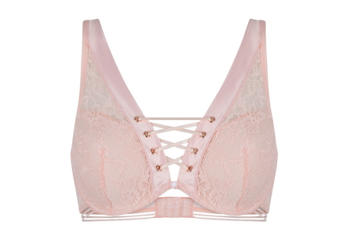 LingaDore Scallop Shell pastel roze voorgevormde bh