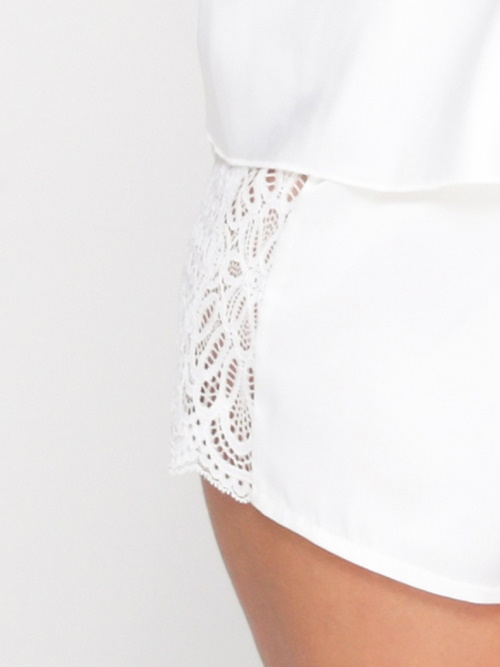 LingaDore Night Snow White wit slaapshort