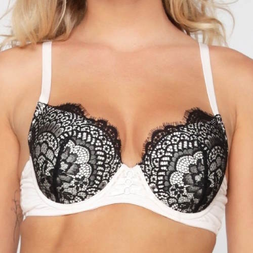 LingaDore Powder Black powder/black voorgevormde bh