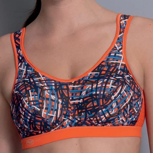 Anita Active Extreme Control oranje/print sport bh