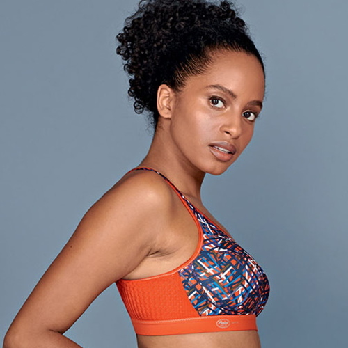 Anita Active Extreme Control oranje/print sport bh