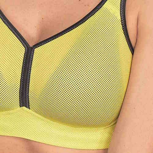 Anita Active Air Control Deltapad geel sport bh