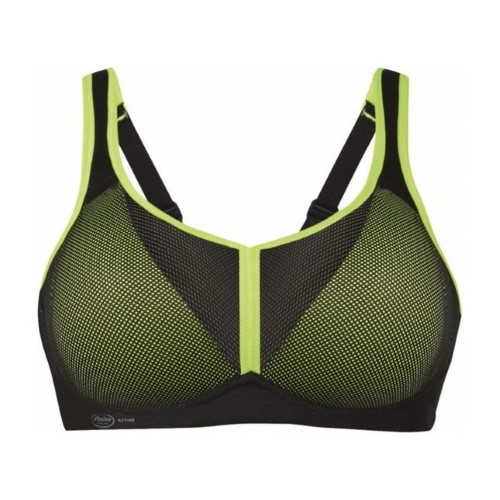 Anita Active Air Control Deltapad zwart/geel sport bh