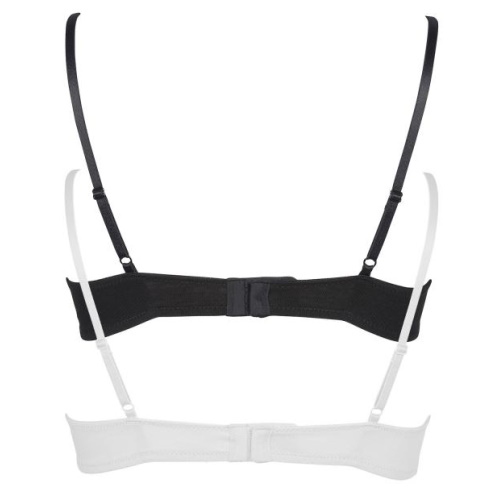 My Basic by After Eden Comfy wit/zwart wireless bh