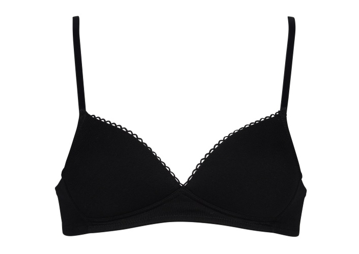 My Basic by After Eden Comfy wit/zwart wireless bh