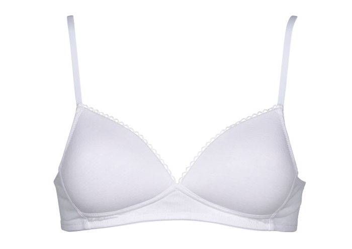 My Basic by After Eden Comfy wit/zwart wireless bh