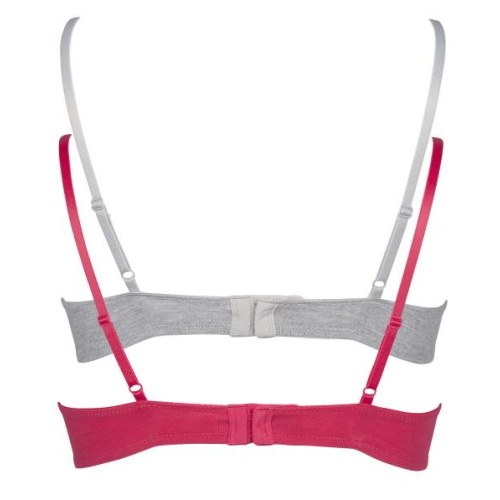 My Basic by After Eden Comfy roze/grijs wireless bh