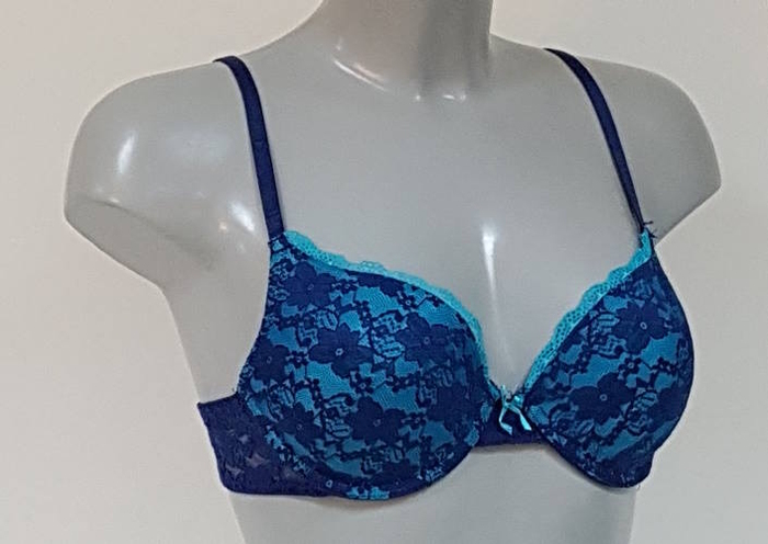 Elbrina Blossom blauw push up bh
