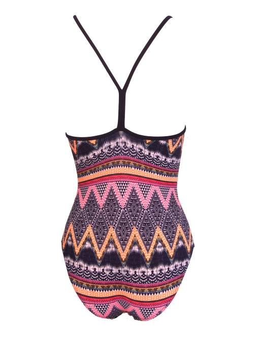 Nickey Nobel Jennifer marine blauw/print badpak