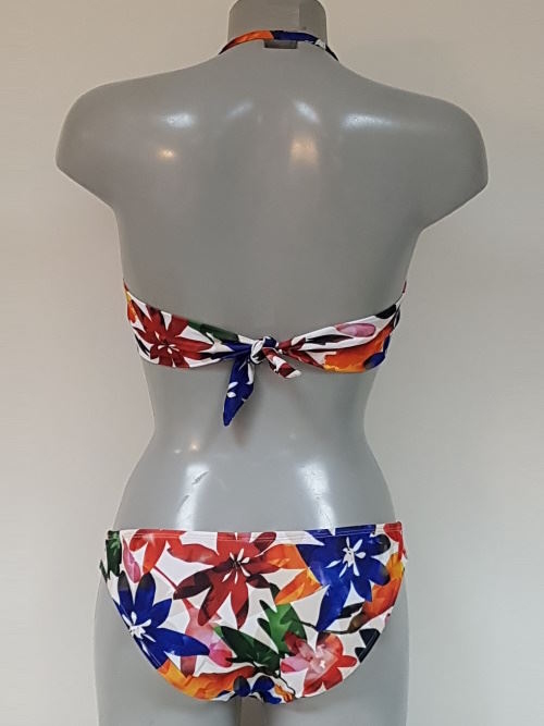 Bomain Mauritius blauw/print bikini set