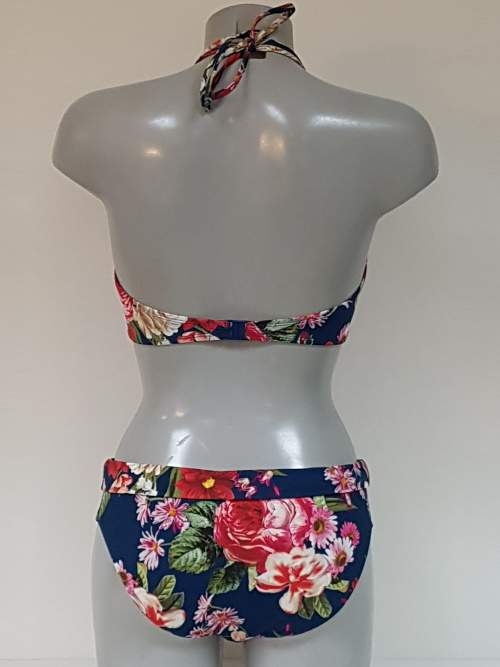 Bomain Jamaica blauw/print bikini set