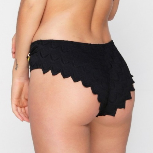 LingaDore Beach Black & White zwart bikini broekje