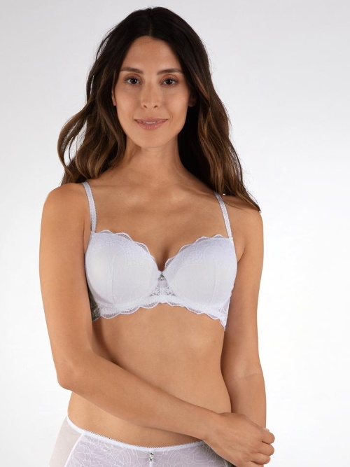 Naturana Light Lace wit voorgevormde bh