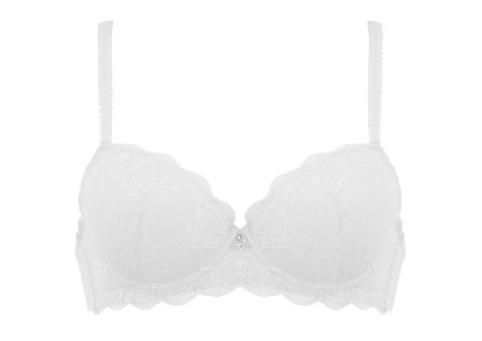 Naturana Light Lace wit voorgevormde bh