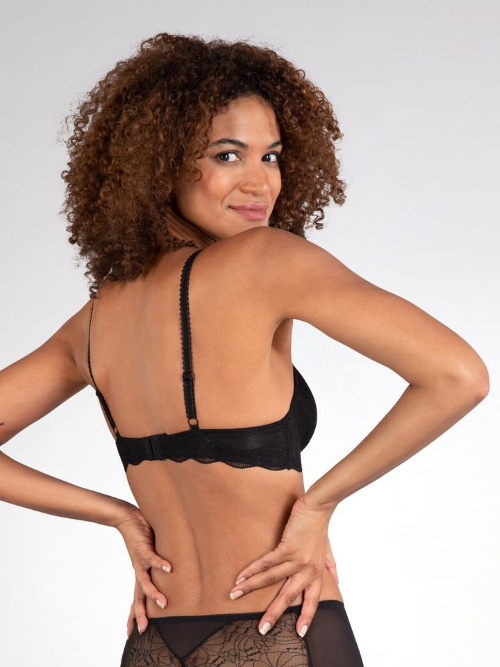 Naturana Light Lace zwart voorgevormde bh