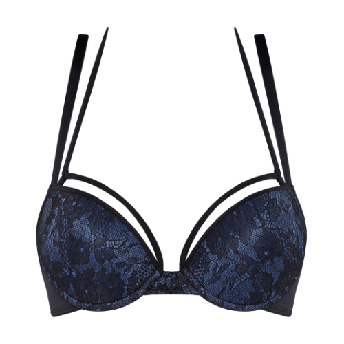 Marlies Dekkers Art Of Love zwart/blauw push up bh