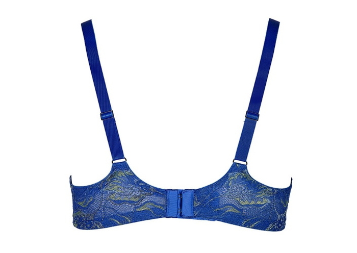 After Eden D-Cup & Up Anna blauw/lime niet voorgevormde bh