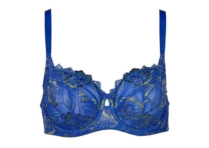 After Eden D-Cup & Up Anna blauw/lime niet voorgevormde bh