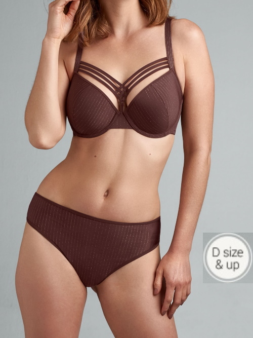 Marlies Dekkers Dame de Paris bruin/print voorgevormde bh
