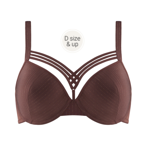 Marlies Dekkers Dame de Paris bruin/print voorgevormde bh