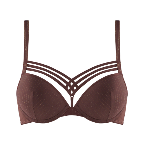 Marlies Dekkers Dame de Paris bruin/print push up bh