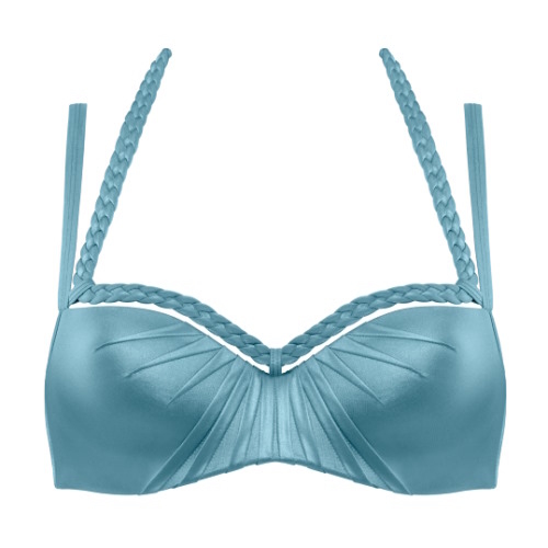 Marlies Dekkers Badmode Holi Glamour aqua voorgevormde bikinitop