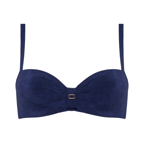 Marlies Dekkers Badmode Puritsu marine blauw voorgevormde bikinitop