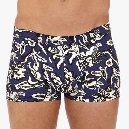 HOM Catalan marine blauw/print boxershort