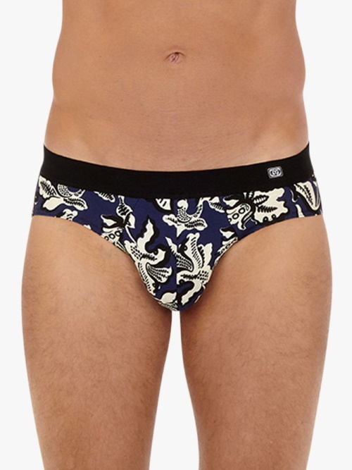 HOM Catalan marine blauw/print slip