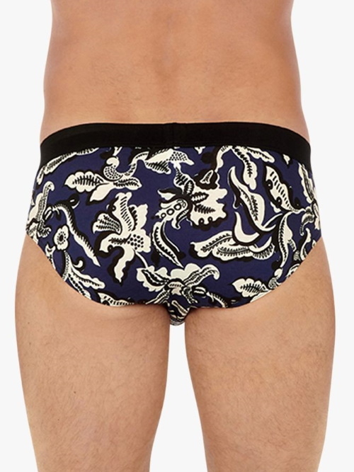 HOM Catalan marine blauw/print slip