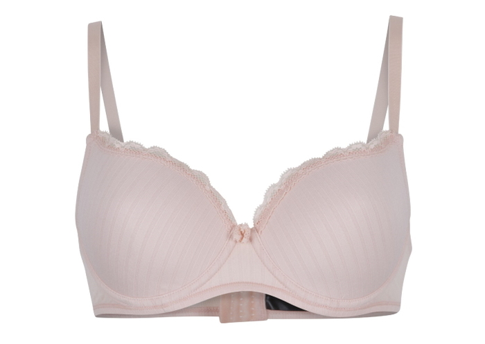 LingaDore Daily Cottonlook pastel roze voorgevormde bh