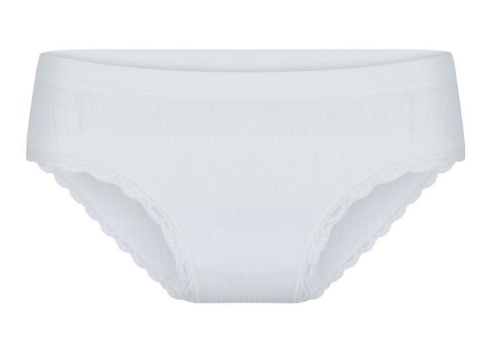 LingaDore Daily Cottonlook sneeuw wit slip